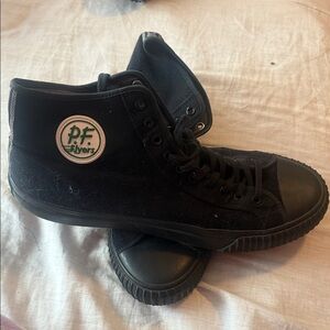 Black High-Top Men's Sneakers